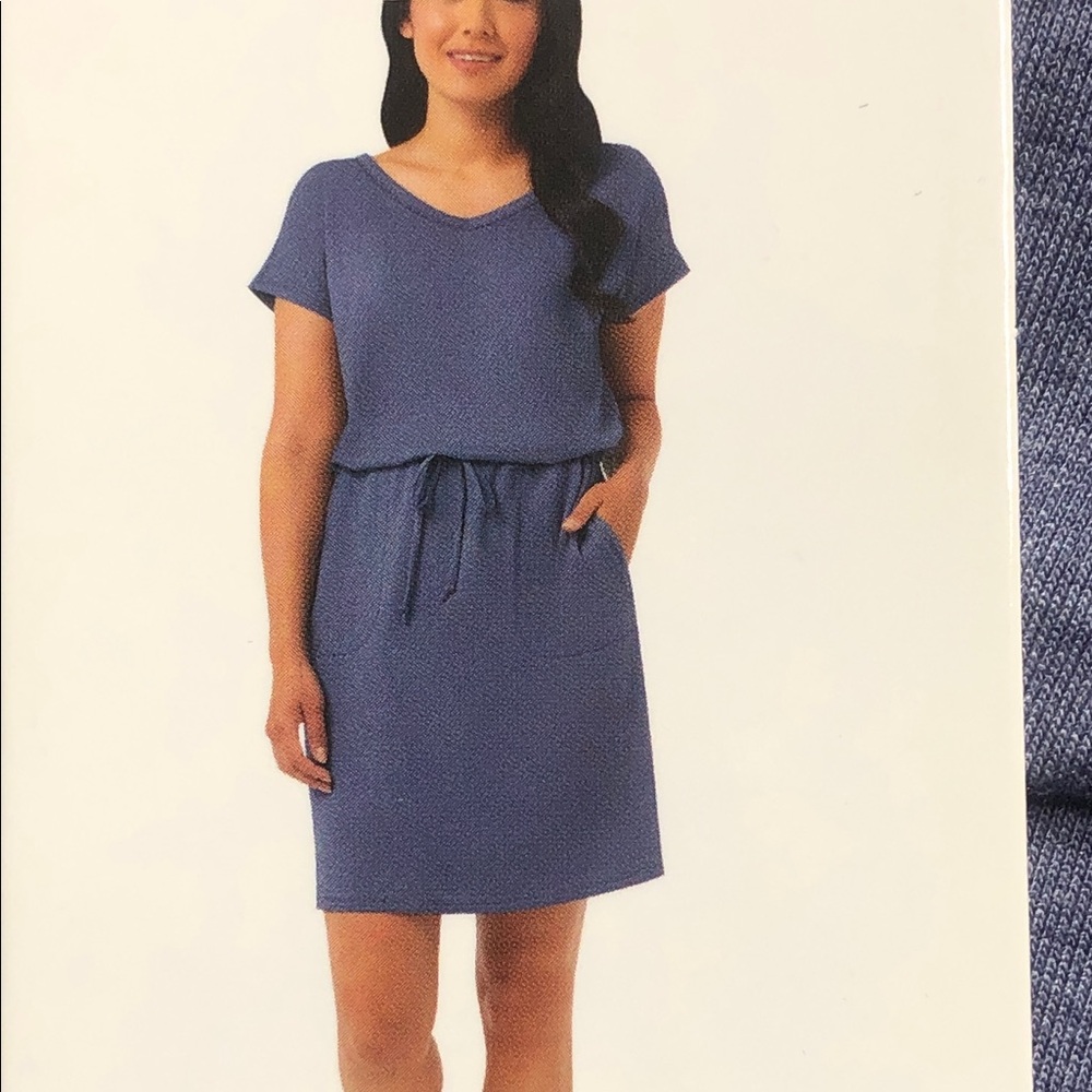 Elegant Blue Mini Dress